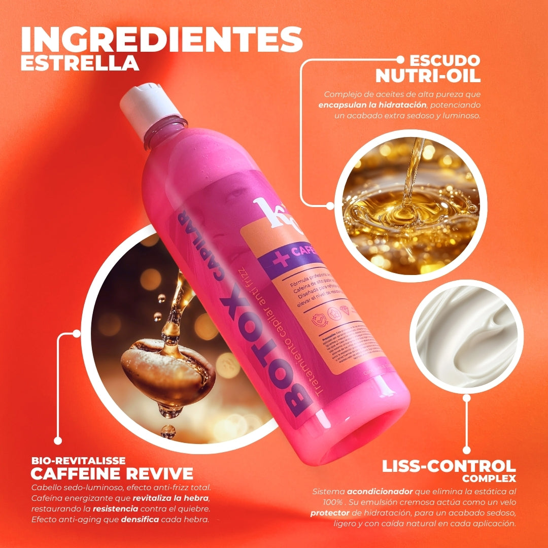 Kerachida Botox 1 Lt - Para cabelleras Esponjadas