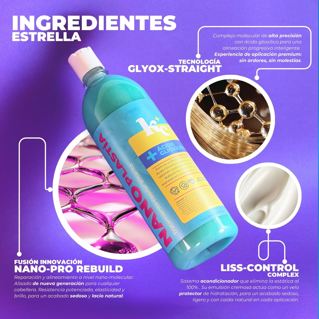 Kerachida Nano 1 Lt - Para cabelleras Delicadas