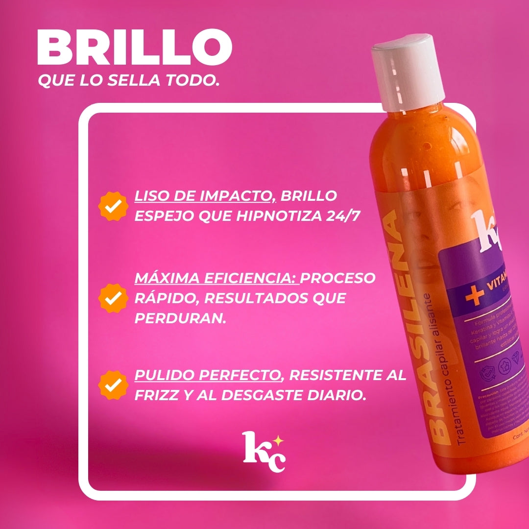 Kerachida Brasileña 1 Lt - Para cabelleras Rizadas