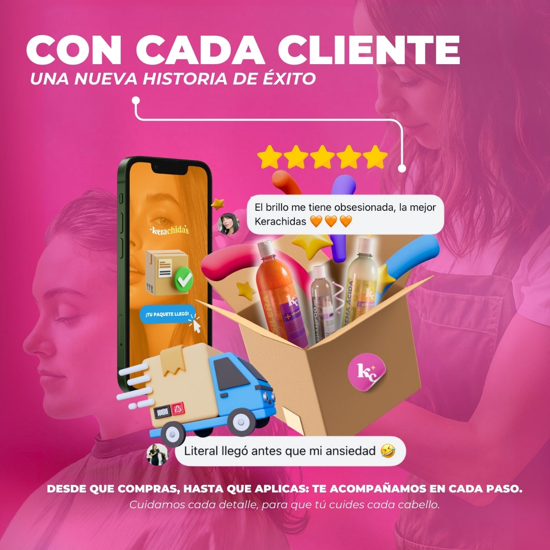 Kerachida Brasileña 1 Lt - Para cabelleras Rizadas