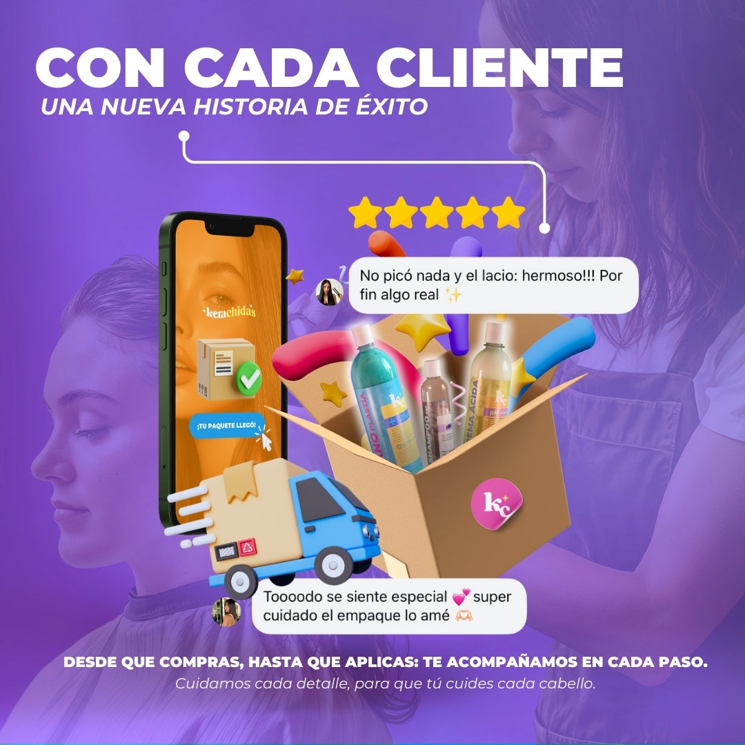 Kerachida Nano 1 Lt - Para cabelleras Delicadas