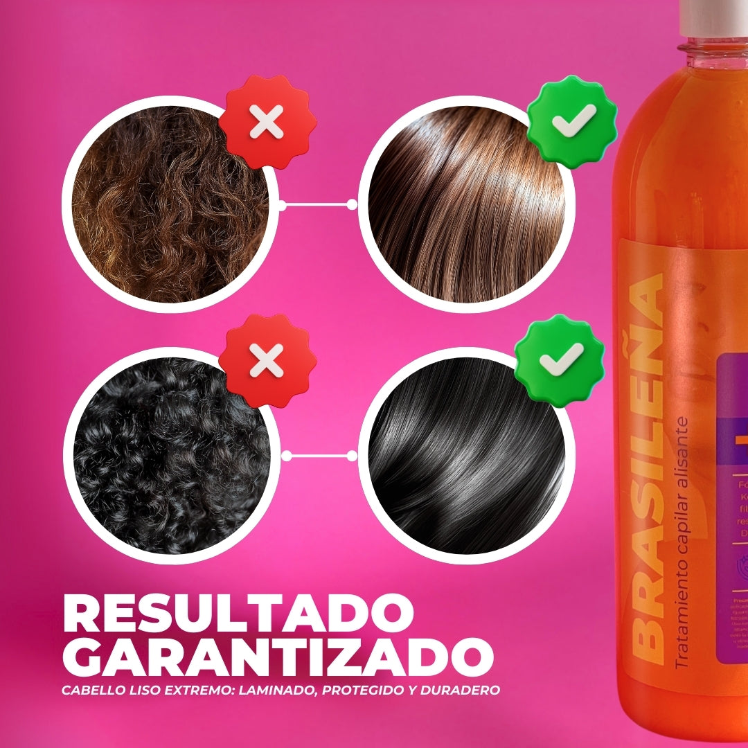 Kerachida Brasileña 1 Lt - Para cabelleras Rizadas
