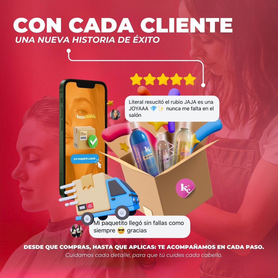 Kerachida Células madre 1 Lt - Para cabelleras Decoloradas