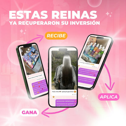 Paquete de 6 Keratinas - REINA DEL ALISADO 👑
