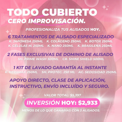 Paquete de 6 Keratinas - REINA DEL ALISADO 👑