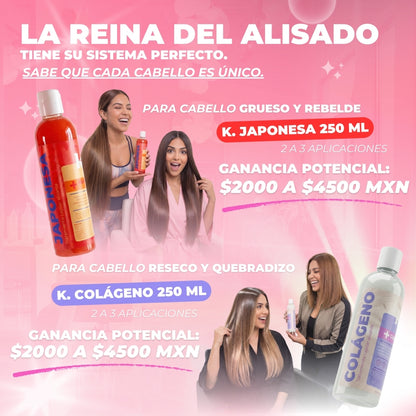 Paquete de 6 Keratinas - REINA DEL ALISADO 👑