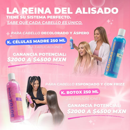 Paquete de 6 Keratinas - REINA DEL ALISADO 👑
