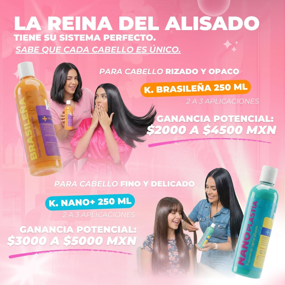 Paquete de 6 Keratinas - REINA DEL ALISADO 👑