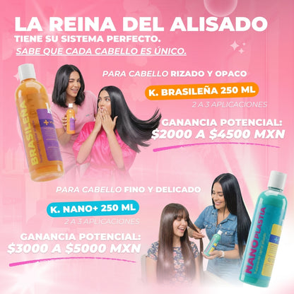 Paquete de 6 Keratinas - REINA DEL ALISADO 👑