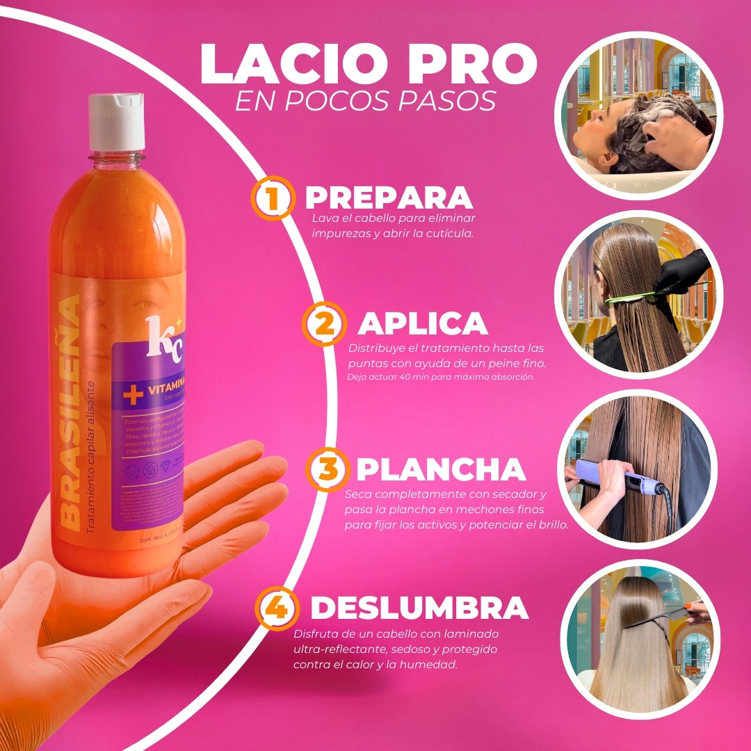 Kerachida Brasileña 1 Lt - Para cabelleras Rizadas