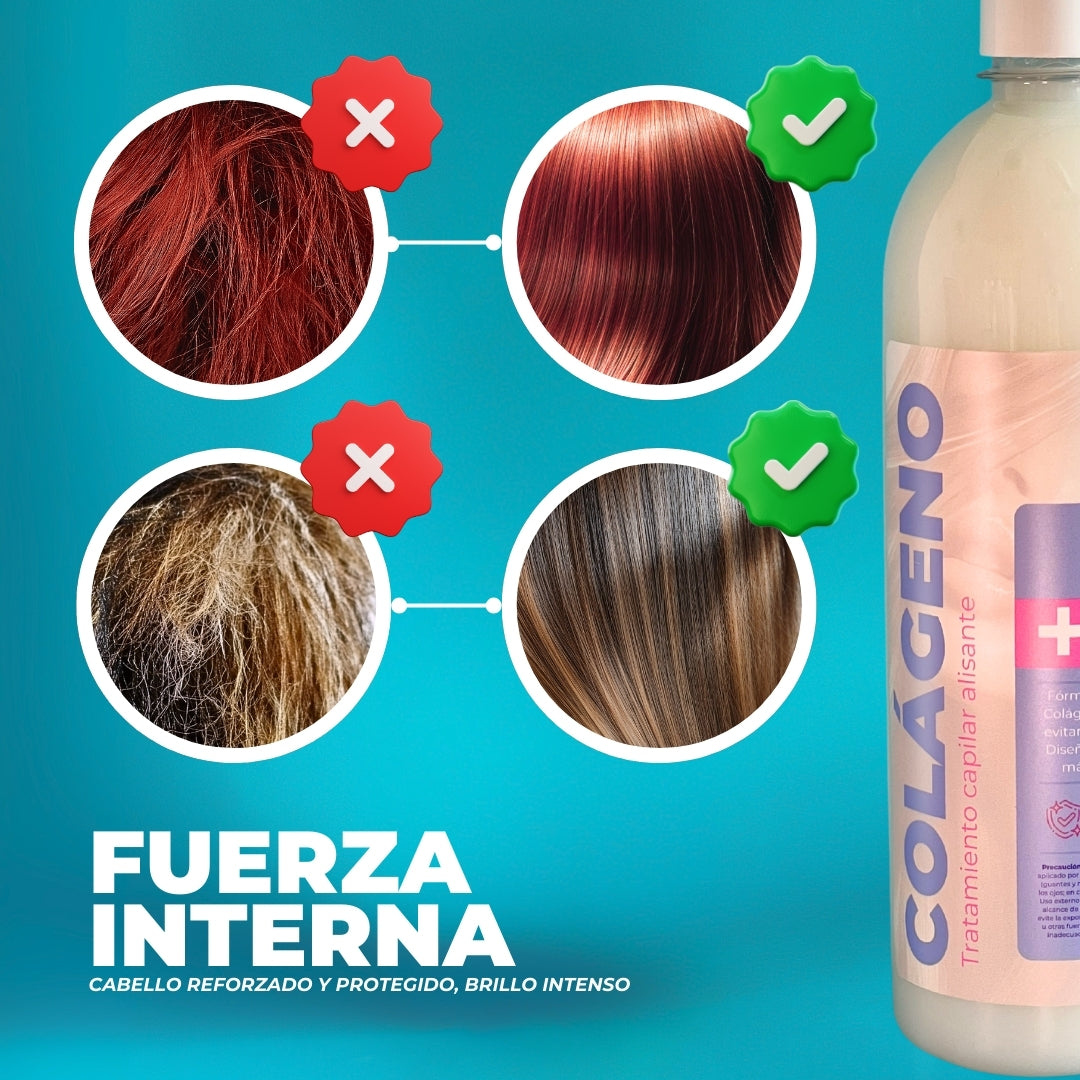 Kerachida Colágeno 1Lt - Para cabelleras Resecas