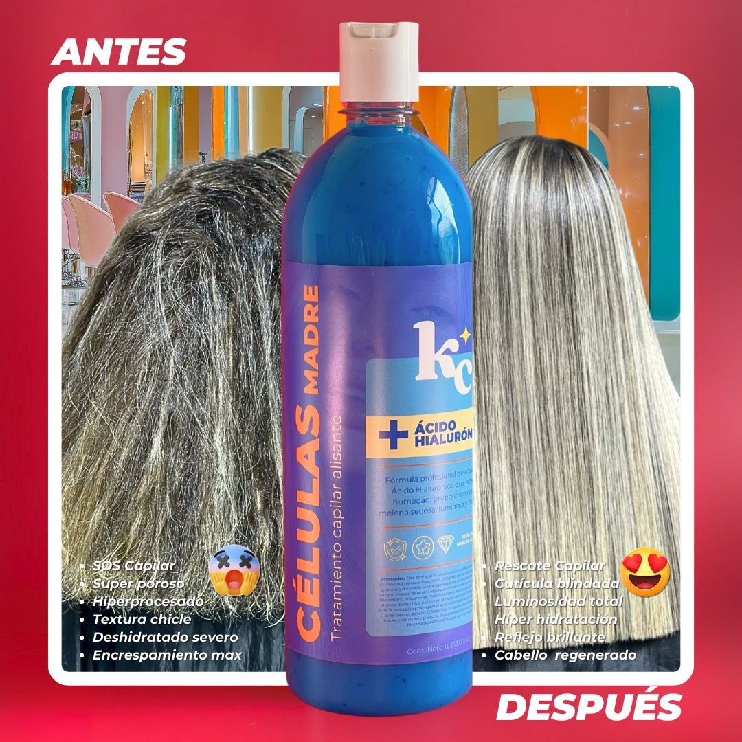 Kerachida Células madre 1 Lt - Para cabelleras Decoloradas