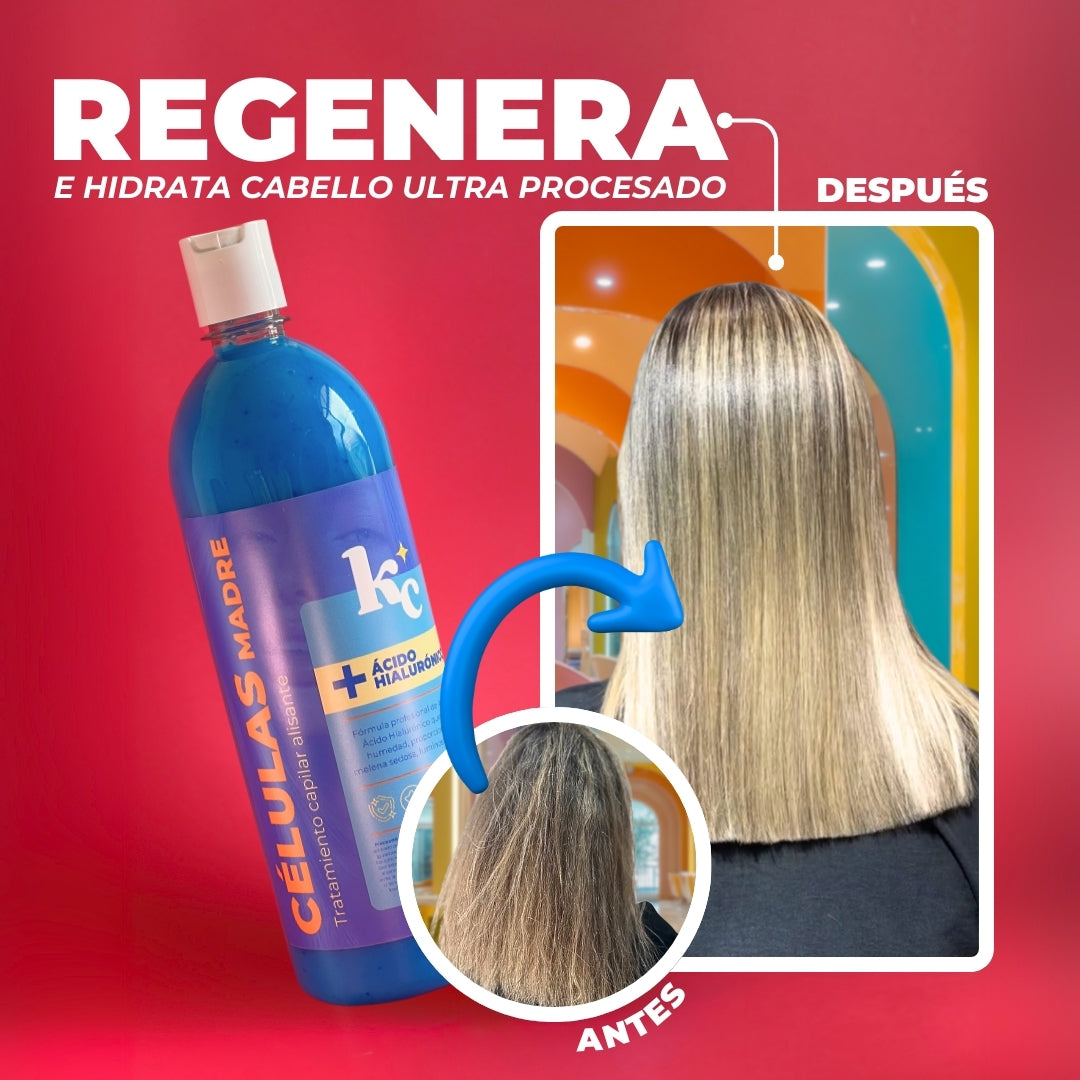 Kerachida Células madre 1 Lt - Para cabelleras Decoloradas