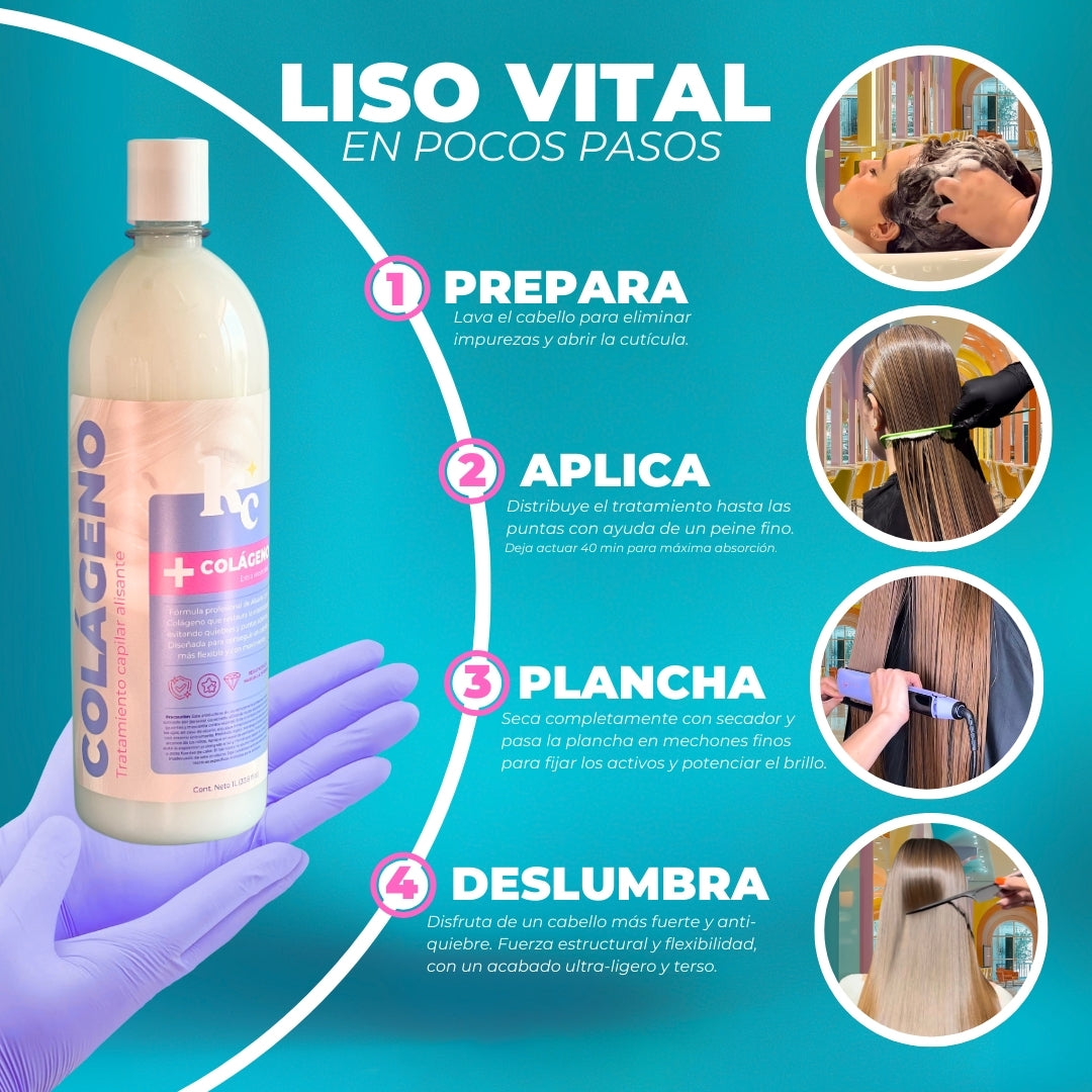 Kerachida Colágeno 1Lt - Para cabelleras Resecas
