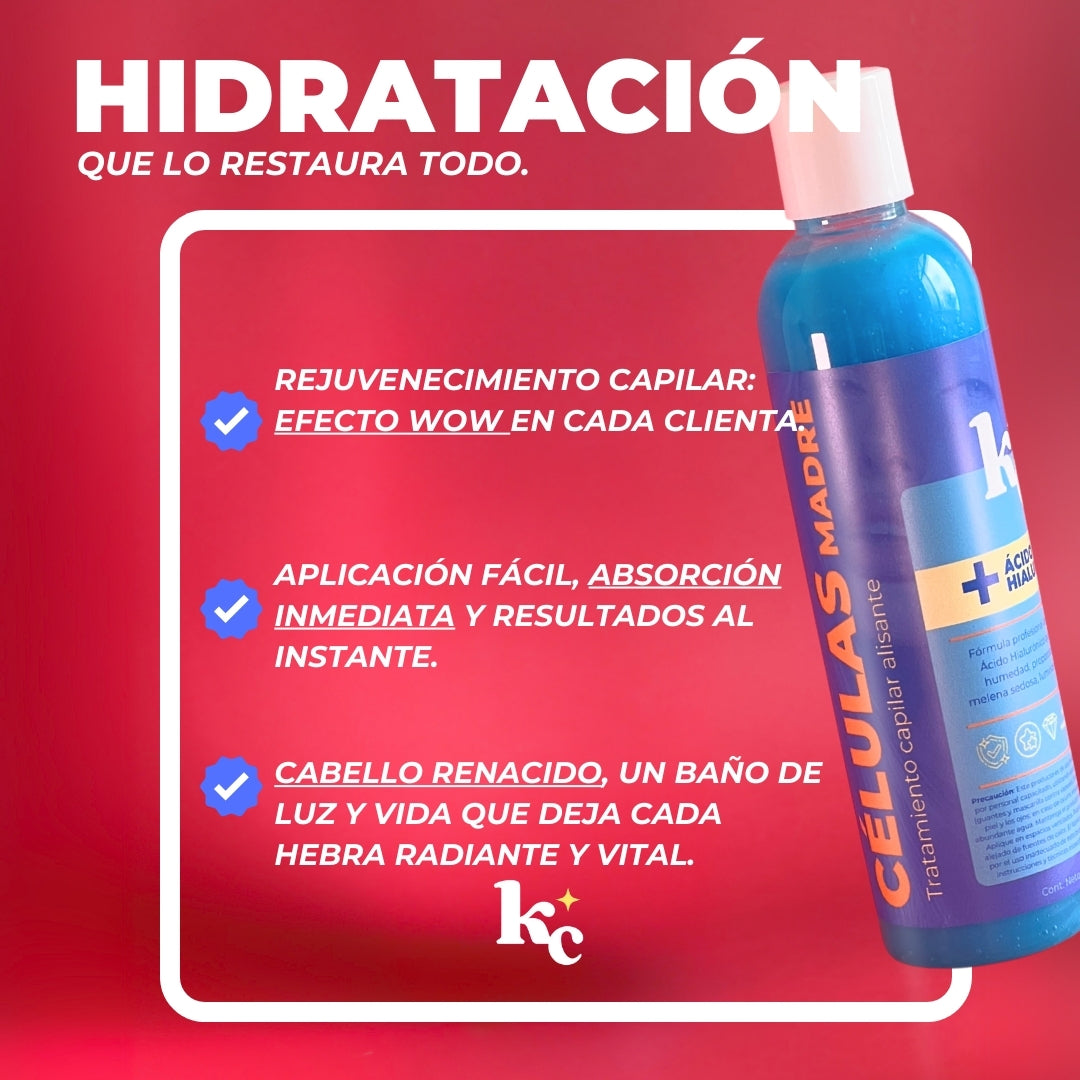 Kerachida Células madre 1 Lt - Para cabelleras Decoloradas